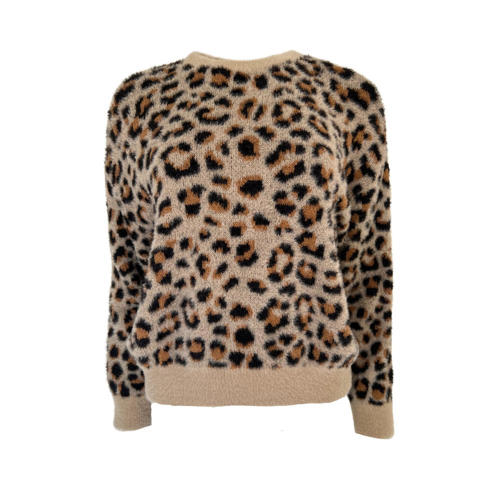 Cult Moda - Cheetah Pattern Sweater - M